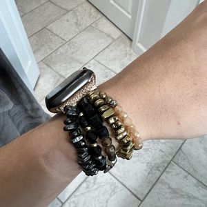 Ermish watch band! Black and gold